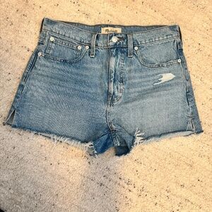 NWT Madewell Relaxed Denim Shorts Size 27